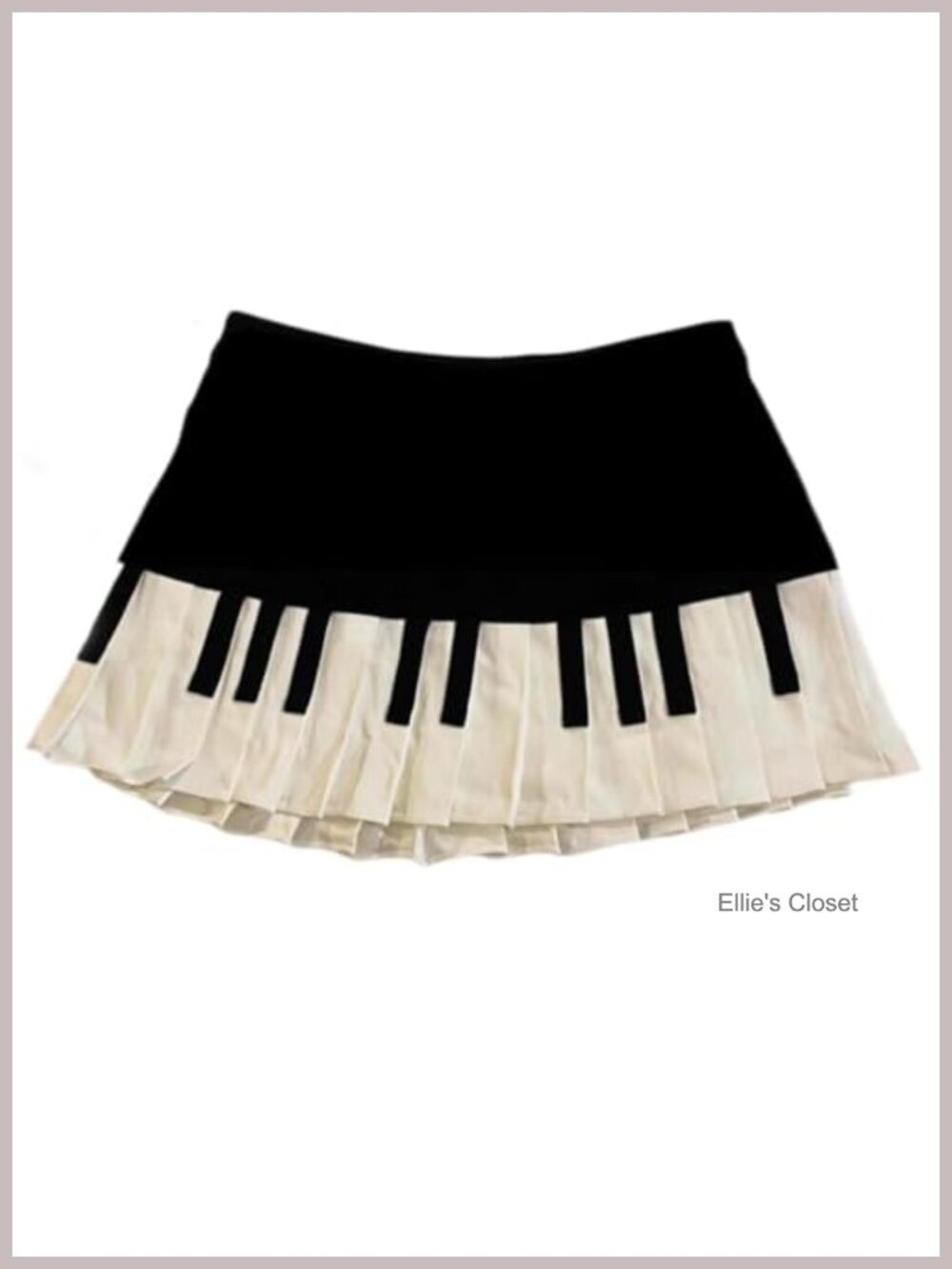 High Waisted Pleated Mini Skirt Polyester Y2K Twee Cosplay Clubwear